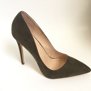 Olive green heels